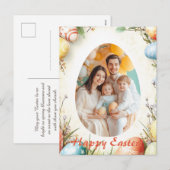 Anpassbare 🐇 Egg-Squisite OsterErinnerungen Feiertagspostkarte (Vorne/Hinten)