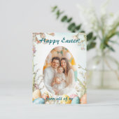 Anpassbare 🐇 Egg-Squisite Osterlust Feiertagspostkarte (Stehend Vorderseite)