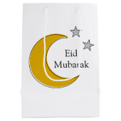 Anpassbare Eid-Geschenktasche Mittlere Geschenktüte (Rückseite)