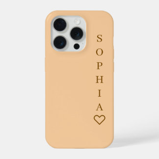 Anpassbare einfache Handyhülle iPhone 15 Pro Hülle