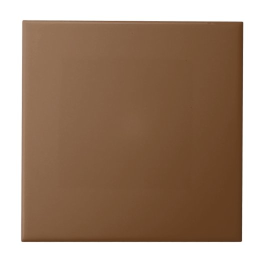 Anpassbare einfache Mid Brown Tile Fliese (Vorderseite)