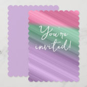 Anpassbare Einladungskarten (Vorne/Hinten)