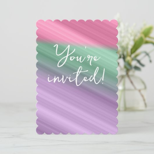 Anpassbare Einladungskarten (Stehend Vorderseite)