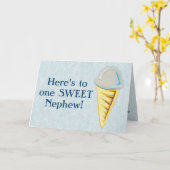 Anpassbare Eiscreme-Karte Karte (Gelbe Blume)