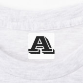 Anpassbare eiserne Buchstaben Etiketten (Befestigt)