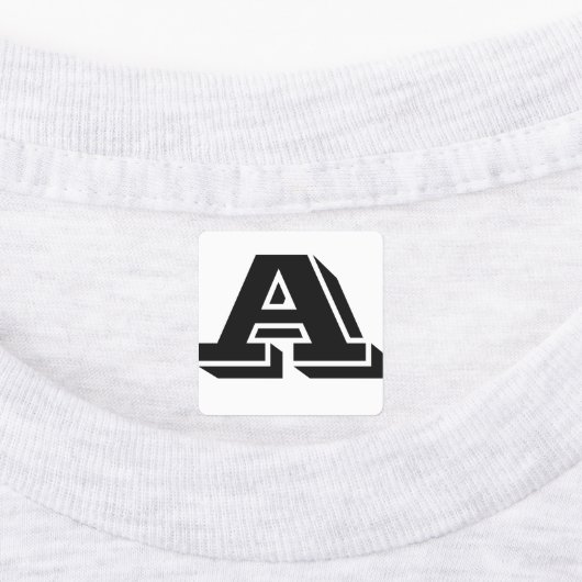 Anpassbare eiserne Buchstaben Etiketten (Befestigt)