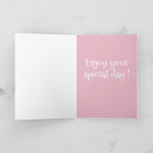 Anpassbare Elefantengeburt Karte (Innenseite)