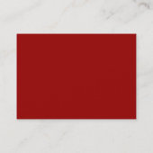 Anpassbare Elegangrenze mit Monogramm Visitenkarte (Rückseite)