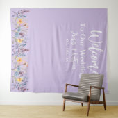 Anpassbare elegante Lavendelkulisse Wandteppich (Beispiel (Horizontal))