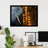 Anpassbare Elephant Poster (Heimbüro)