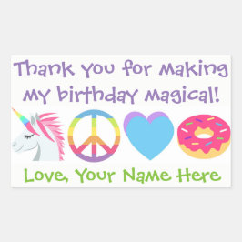 Anpassbare Emoji Danke Stickers