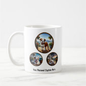 Anpassbare englische Bulldog Welpe Kaffeetasse (Links)