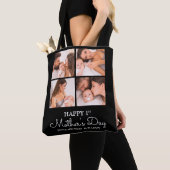 Anpassbare erste Müttertags-Foto-Collage Tasche (Von Nahem)