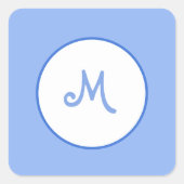 Anpassbare erste quadratischer aufkleber (Vorderseite)