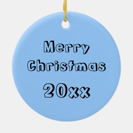 Anpassbare F16-Falkendesign Keramik Ornament (Hinten)