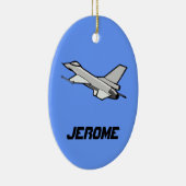 Anpassbare F16-Falkendesign Keramikornament (Rechts)