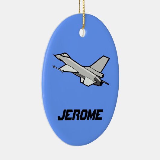 Anpassbare F16-Falkendesign Keramikornament (Rechts)