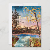 Anpassbare Fall-Party Einladung (Vorderseite)