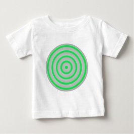Anpassbare Farbkonzentrische Circle-Design Baby T-shirt