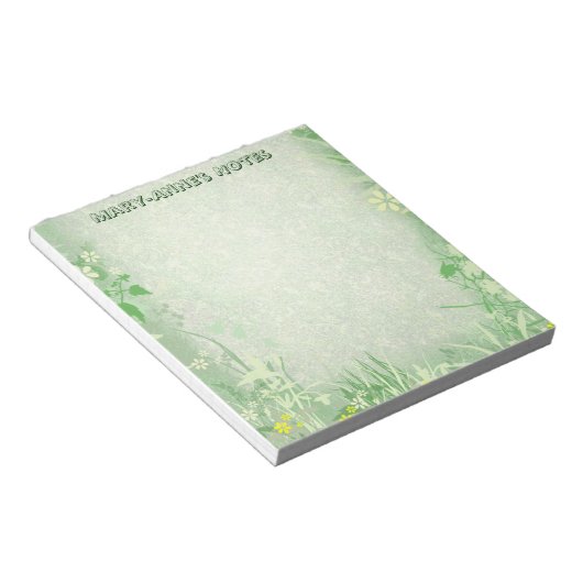 (Anpassbare Feder) Notizblock (angewinkelt)