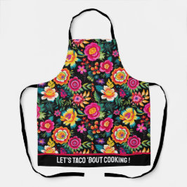 Anpassbare Fiesta Floral Extravaganza Schürze