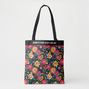 Anpassbare Fiesta Floral Extravaganza Tasche
