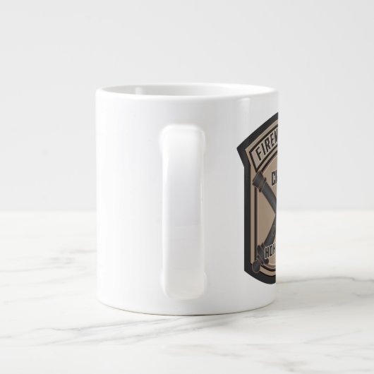 Anpassbare Firemarker Jumbo-Tasse (Rückseite)