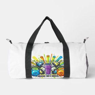 Anpassbare Fitness-Smoothie-Feier Duffle Bag