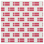 Anpassbare Flagge Dänemarks Stoff (Muster)