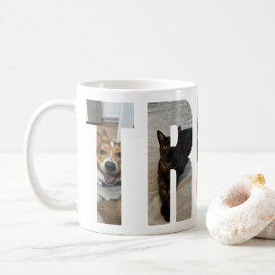 Anpassbare Foto-Buchstabenrahmen "TRIBE"-Liebe Kaffeetasse