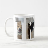 Anpassbare Foto-Buchstabenrahmen "TRIBE"-Liebe Kaffeetasse (Links)