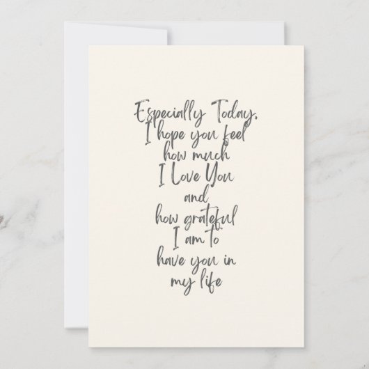 Anpassbare Foto-Flachkarte (Rückseite)