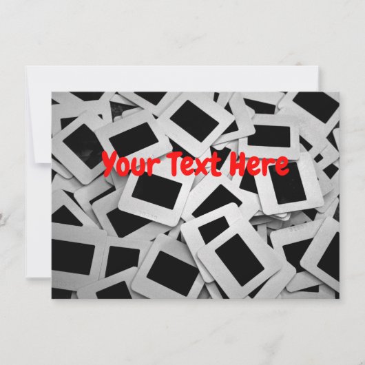 Anpassbare Foto-Folien-Karte (Vorderseite)