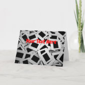 Anpassbare Foto-Folien Karte (Vorderseite)