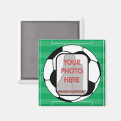 Anpassbare Foto-Fußball-Magnete Magnet (Vorderseite/Rückseite)