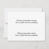 Anpassbare Foto "Mock" Puzzle Card-12 Stücke (Rückseite)