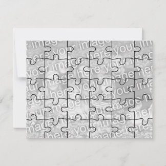 Anpassbare Foto "Mock" Puzzle Card-30 Stück