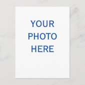 Anpassbare Foto-Postkarten Postkarte (Vorderseite)