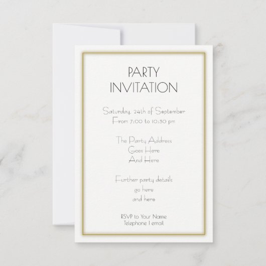 Anpassbare Foto Record Sleeve Party Einladung (Rückseite)