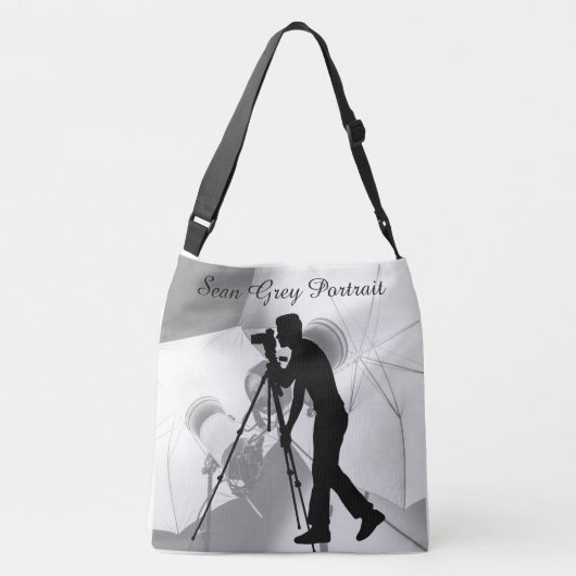 Anpassbare Fotografen Tragetaschen Mit Langen Trägern (Rückseite)