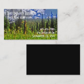 Anpassbare Fotografiekarten Visitenkarte (Vorne/Hinten)