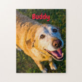 Anpassbare Fotos für Ihr Hund Puzzle (Vertikal)