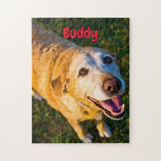 Anpassbare Fotos für Ihr Hund Puzzle (Vertikal)