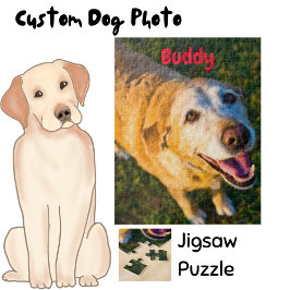 Anpassbare Fotos für Ihr Hund Puzzle