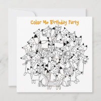 *~* Anpassbare FOXY FOXES FARBEN MICH Geburtstag