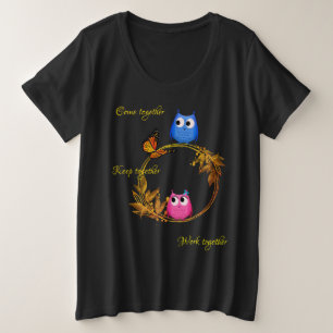 Anpassbare Frauen Große Größe T-Shirt