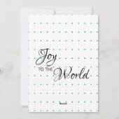 Anpassbare Freude an Weihnachten (Rückseite)