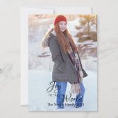 Anpassbare Freude Weihnachten Grüne Polka Dot Back (Vorderseite)