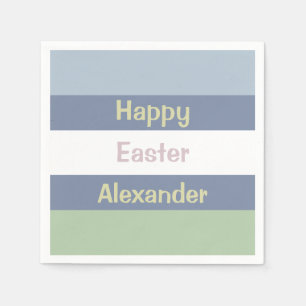 Anpassbare Frohe Ostern Serviette