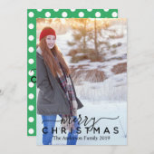 Anpassbare frohe Weihnachten (Vorne/Hinten)